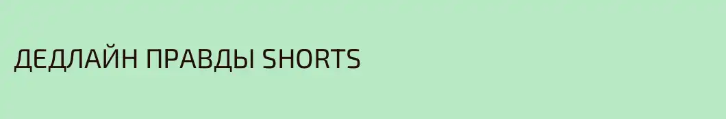 ДЕДЛАЙН ПРАВДЫ SHORTS